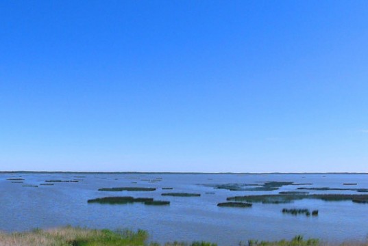 Jezioro Gardno - Kamienna wyspa